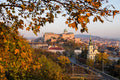 Buda Castle from Gellért Hill in autumn #3