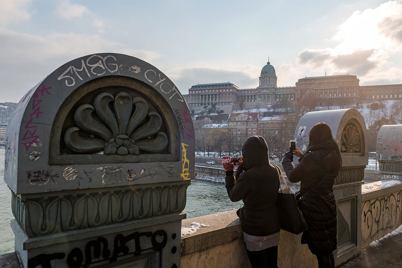 Buda Castle from the Chain Bridge #14