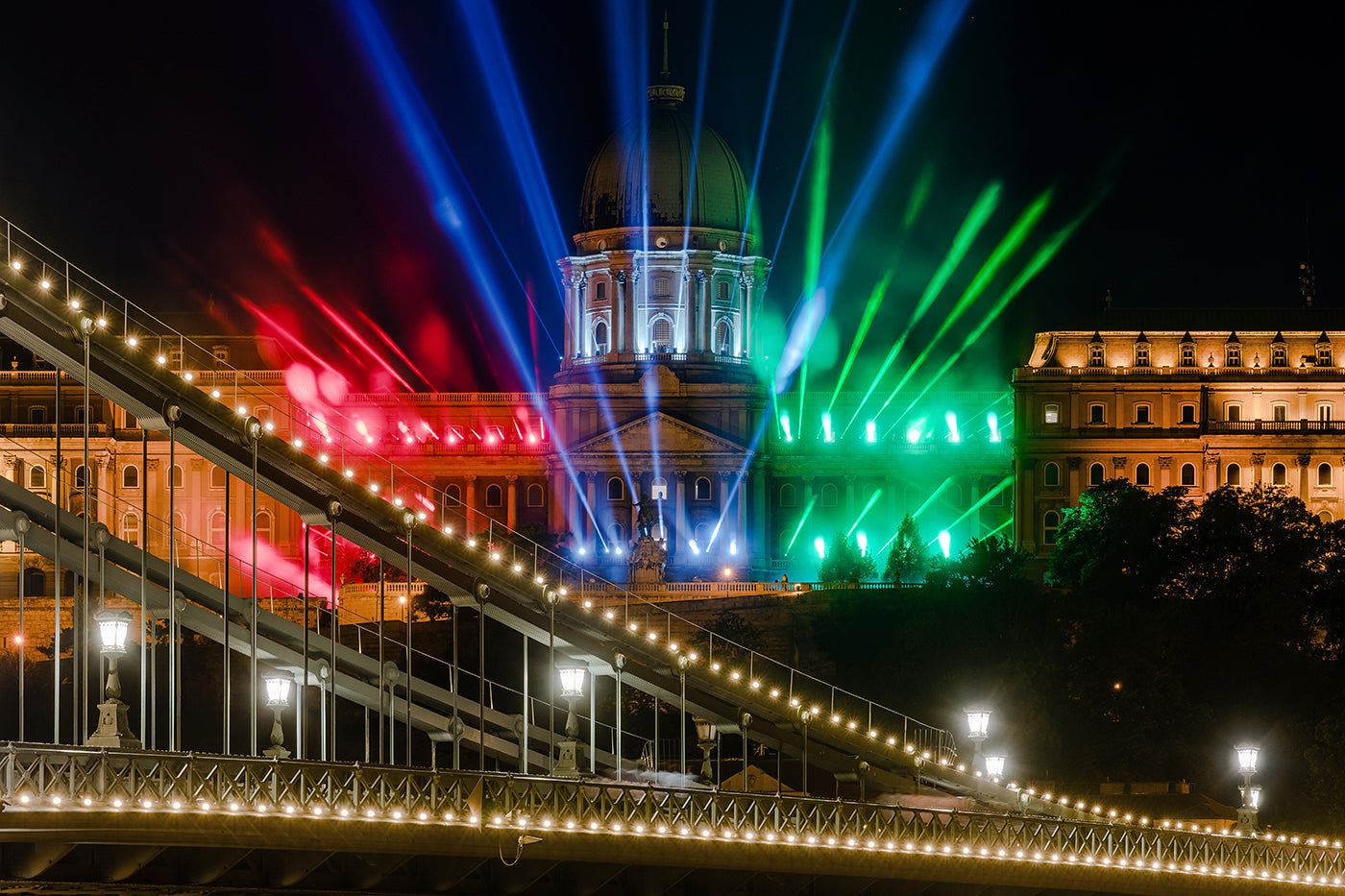 Light painting in Buda Castle #23