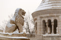 Snow lion statue at Fisherman's Bastion #79