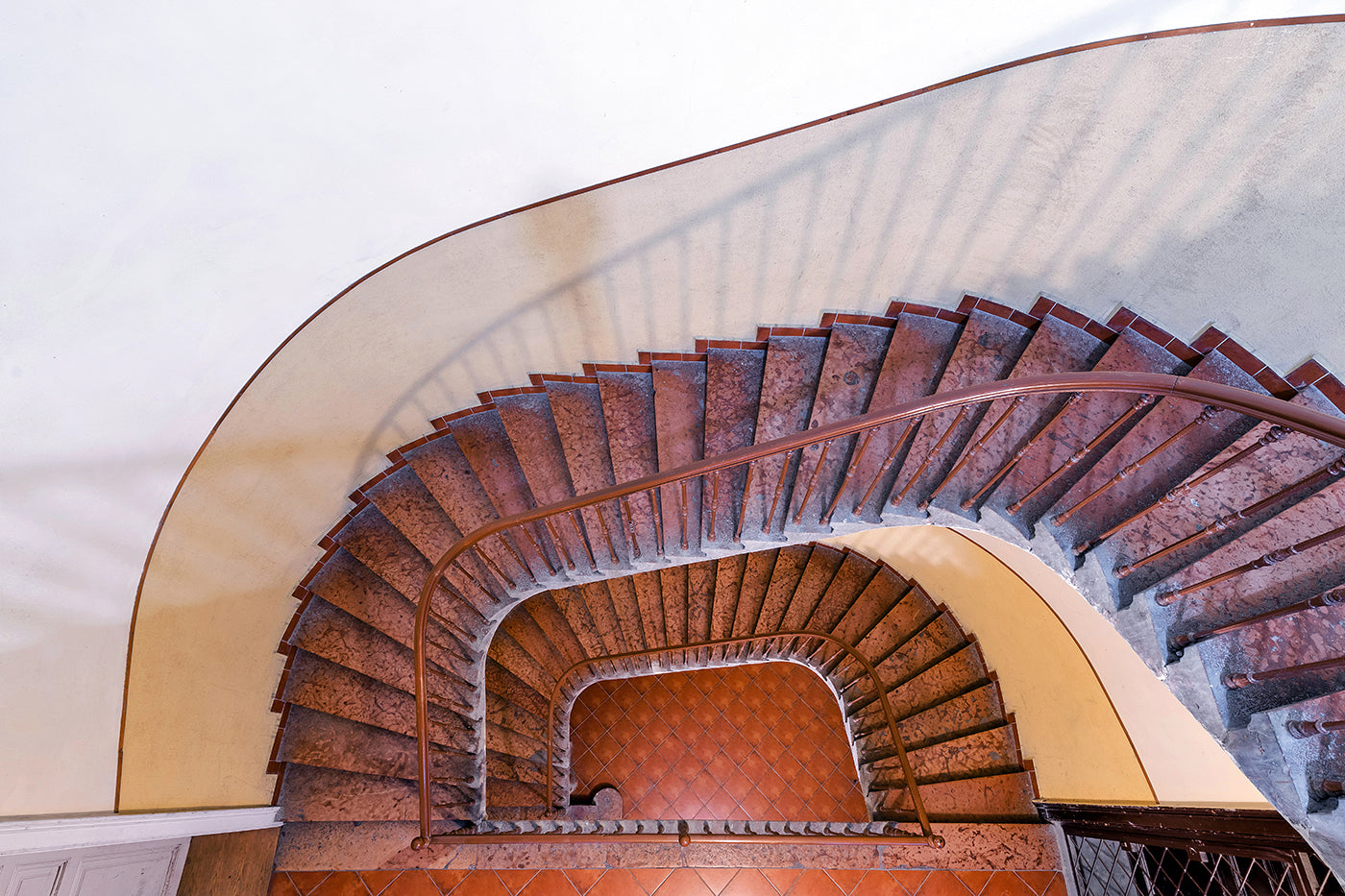 Spiral staircase at Dohány u. 54 #156