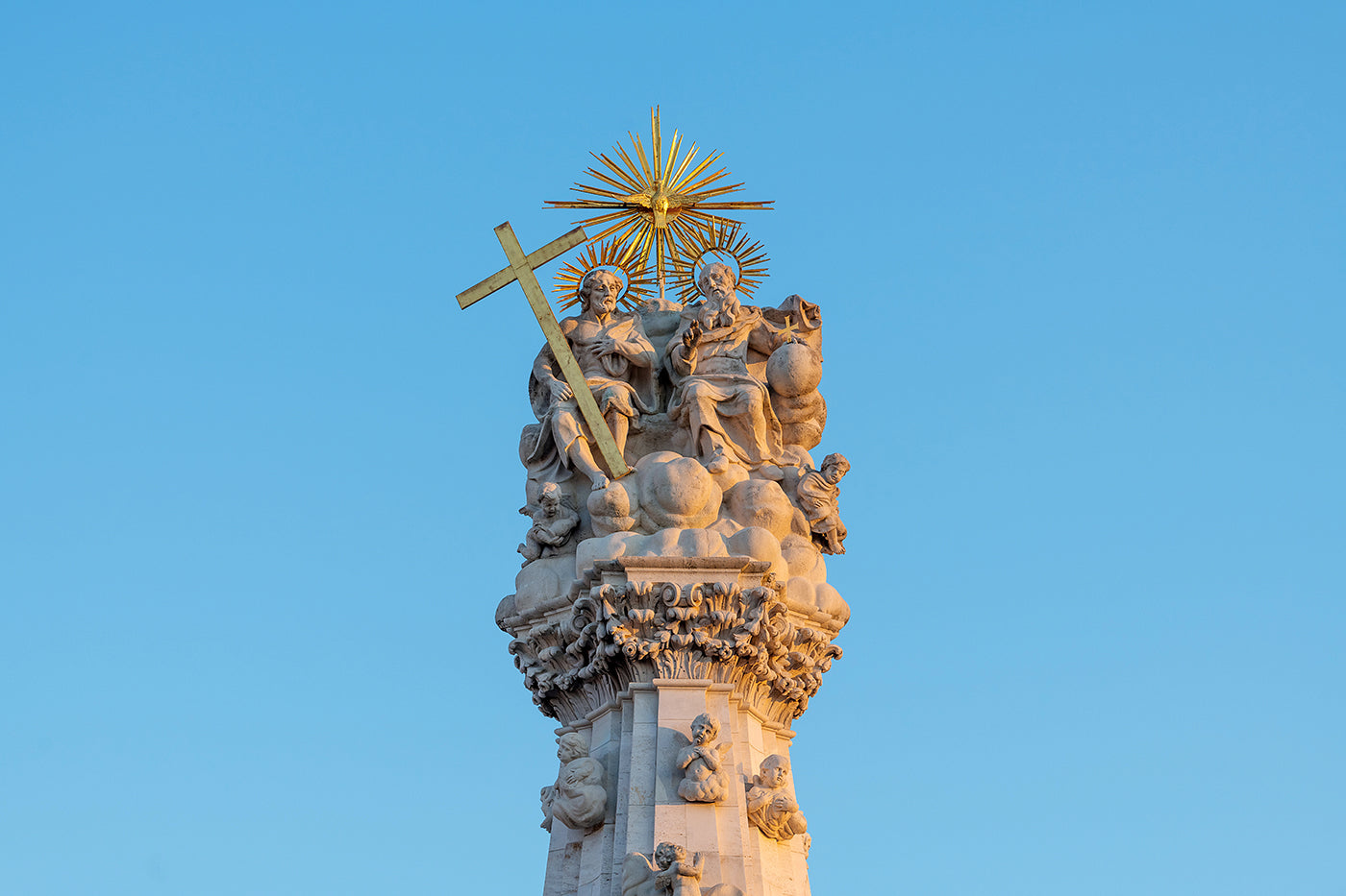 Szentháromság szobor csúcsa #263