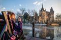 Bubble blowing at Vajdahunyad Castle #355