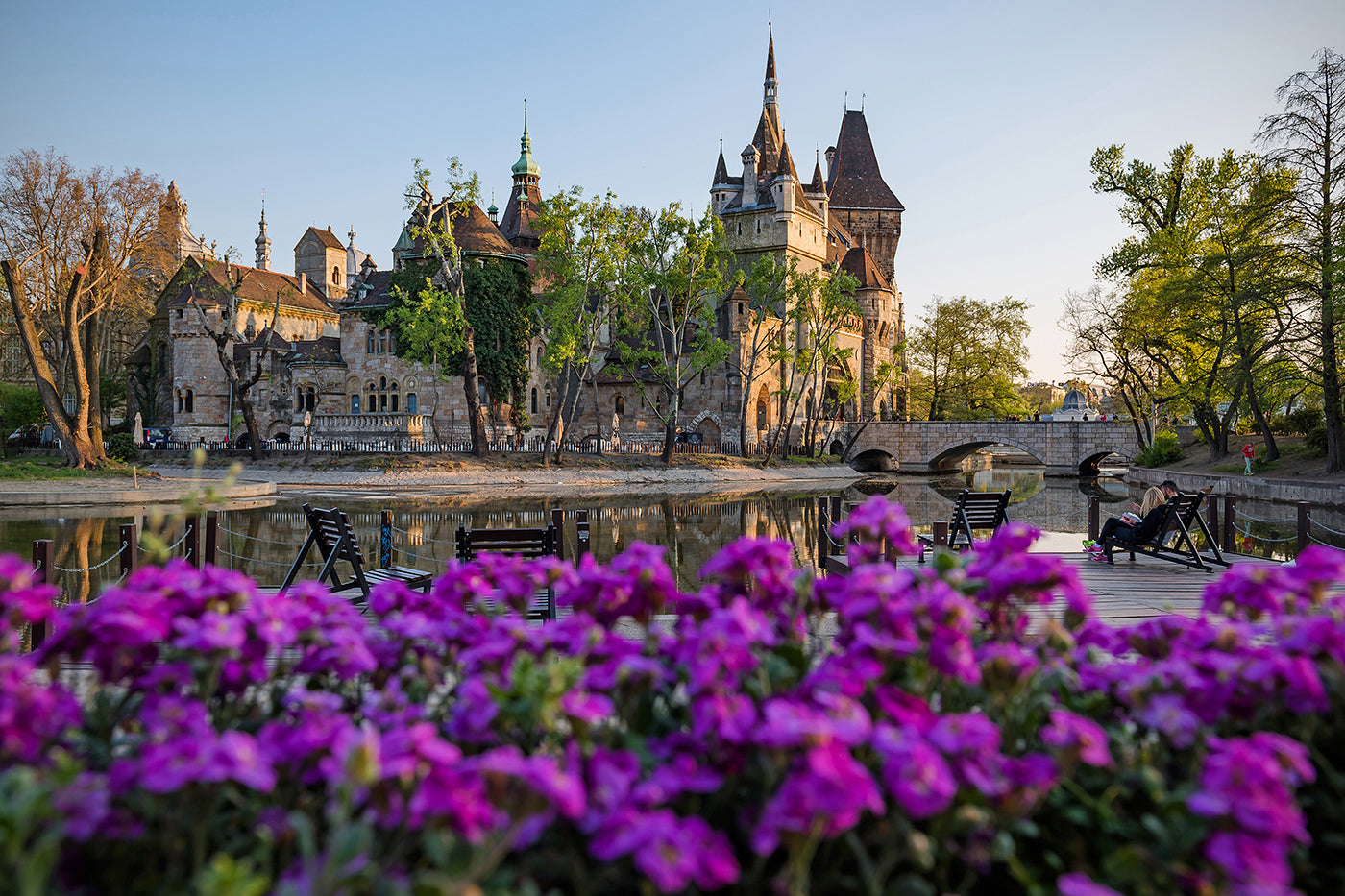 Vajdahunyad Castle in spring #378