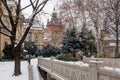 Snowy Vajdahunyad Castle #392