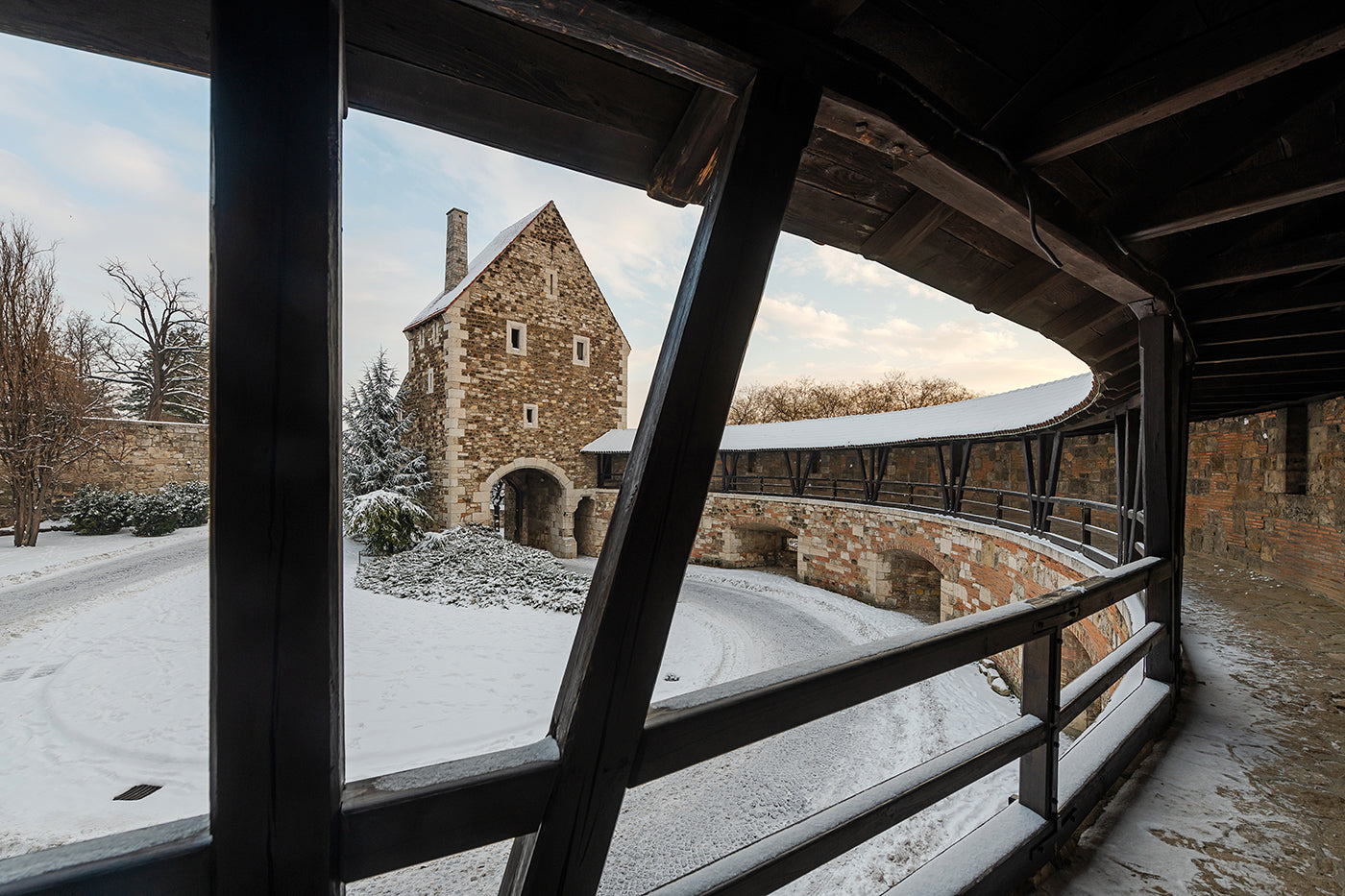 Panting Gate Tower in Winter #420