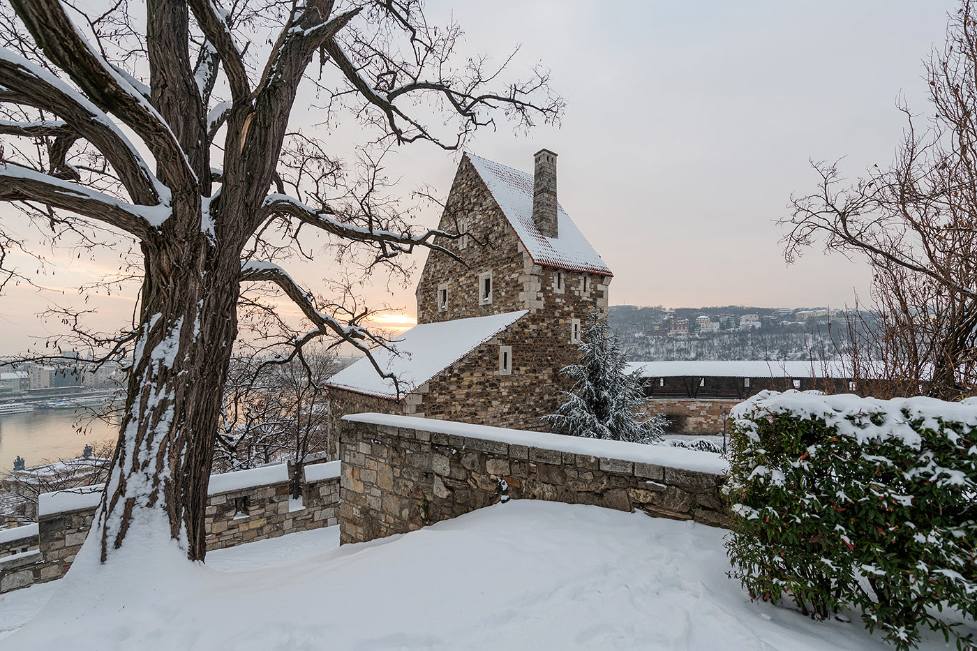 Panting Gate Tower in Winter #421