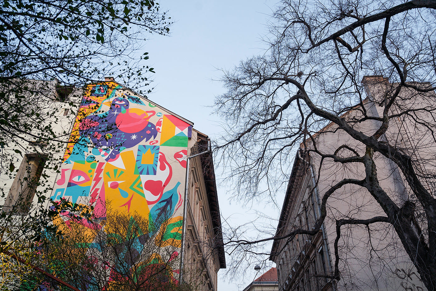 Falfestmény a Kazinczy utcában #432