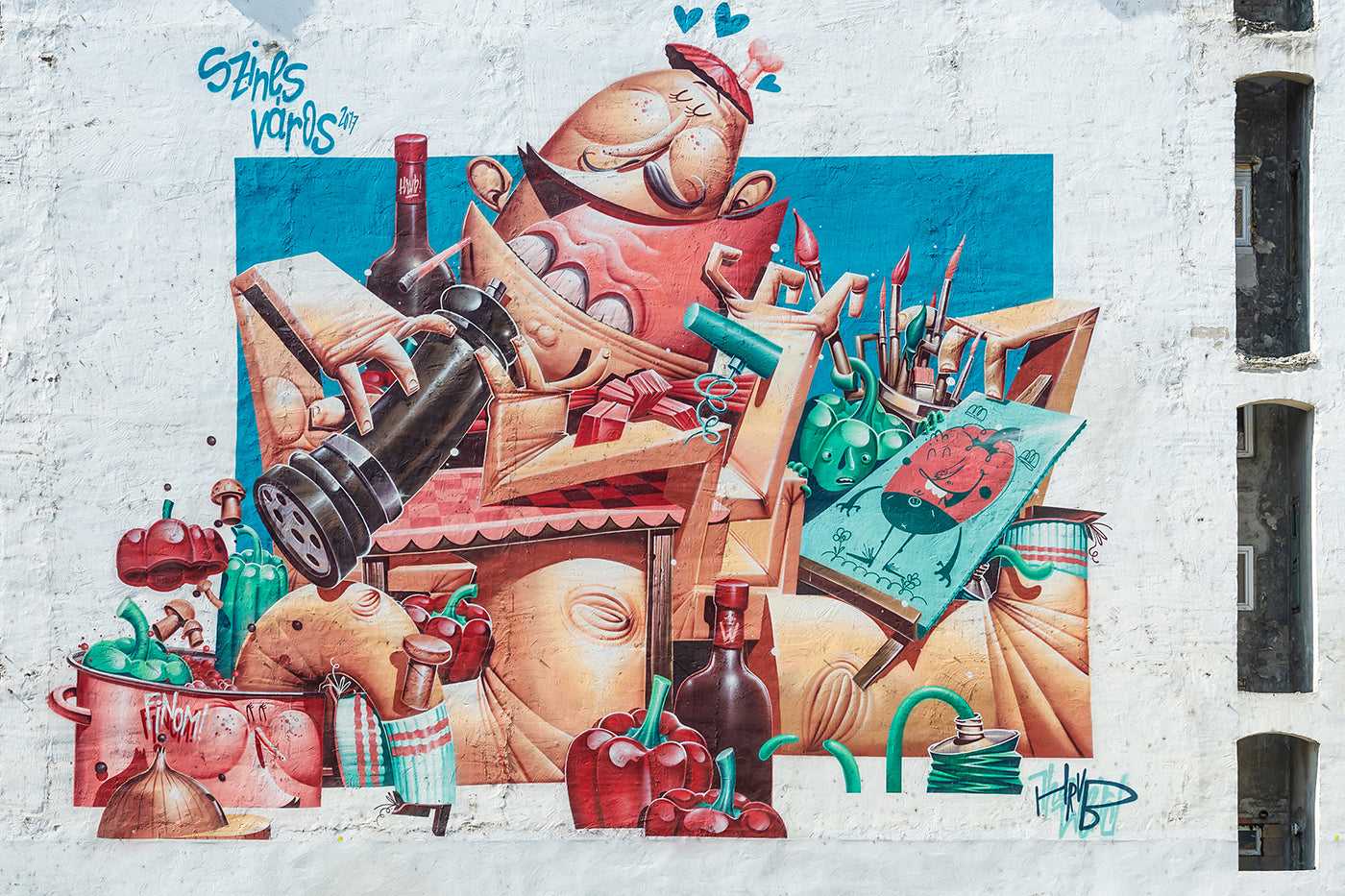 Mural on Kertész Street #444