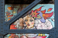 Mural at the Buda side of the Rákóczi Bridge #464