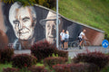 Mural at the Rákóczi Bridge's Pest abutment #467