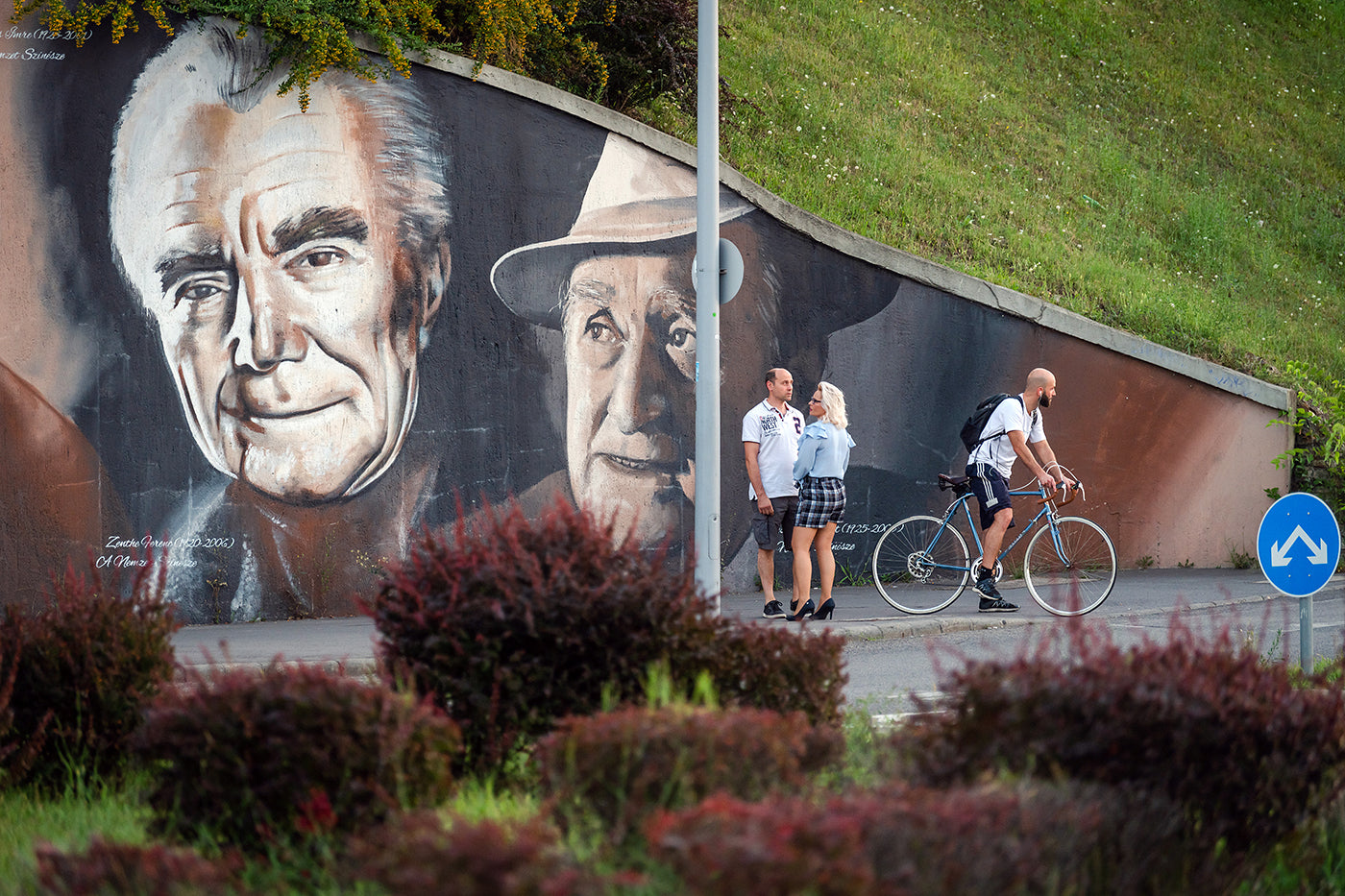 Mural at the Rákóczi Bridge's Pest abutment #467