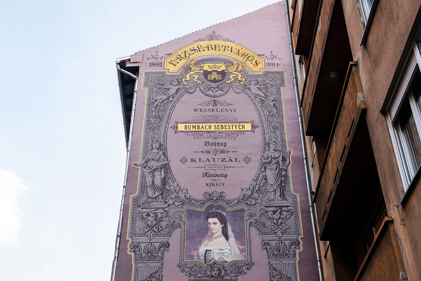 Mural on Rumbach Sebestyén Street #473