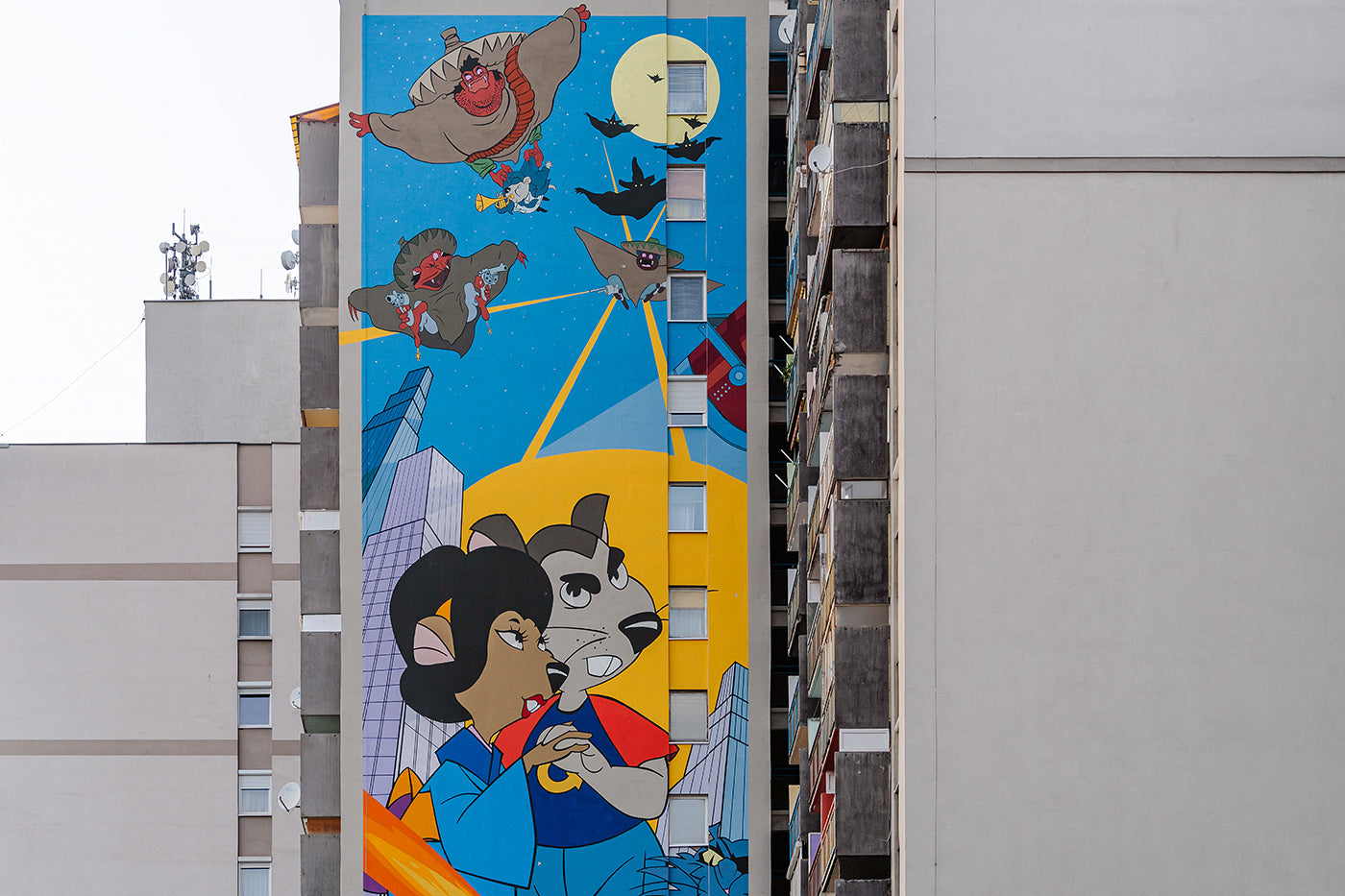 Mural on Szigony Street #478