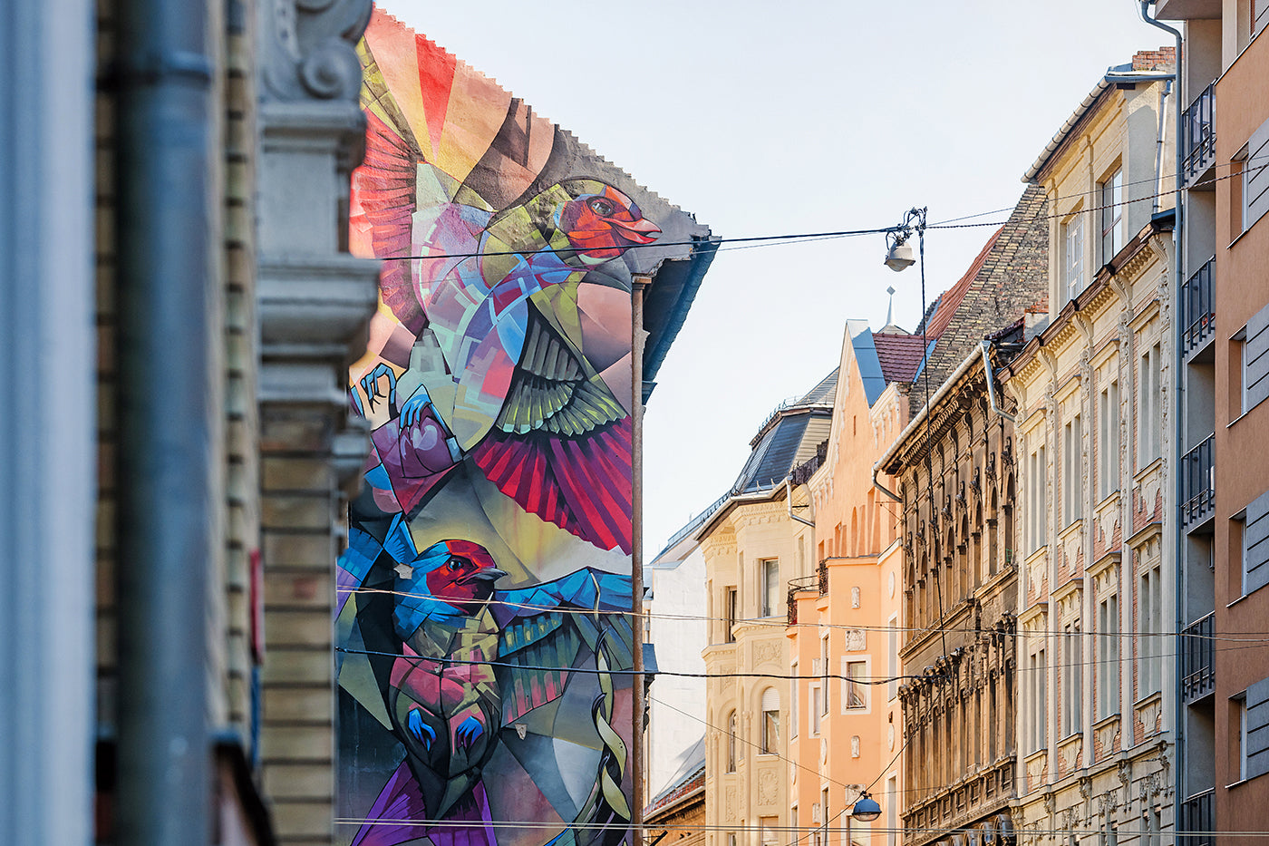 Falfestmény az Akácfa utcában #493
