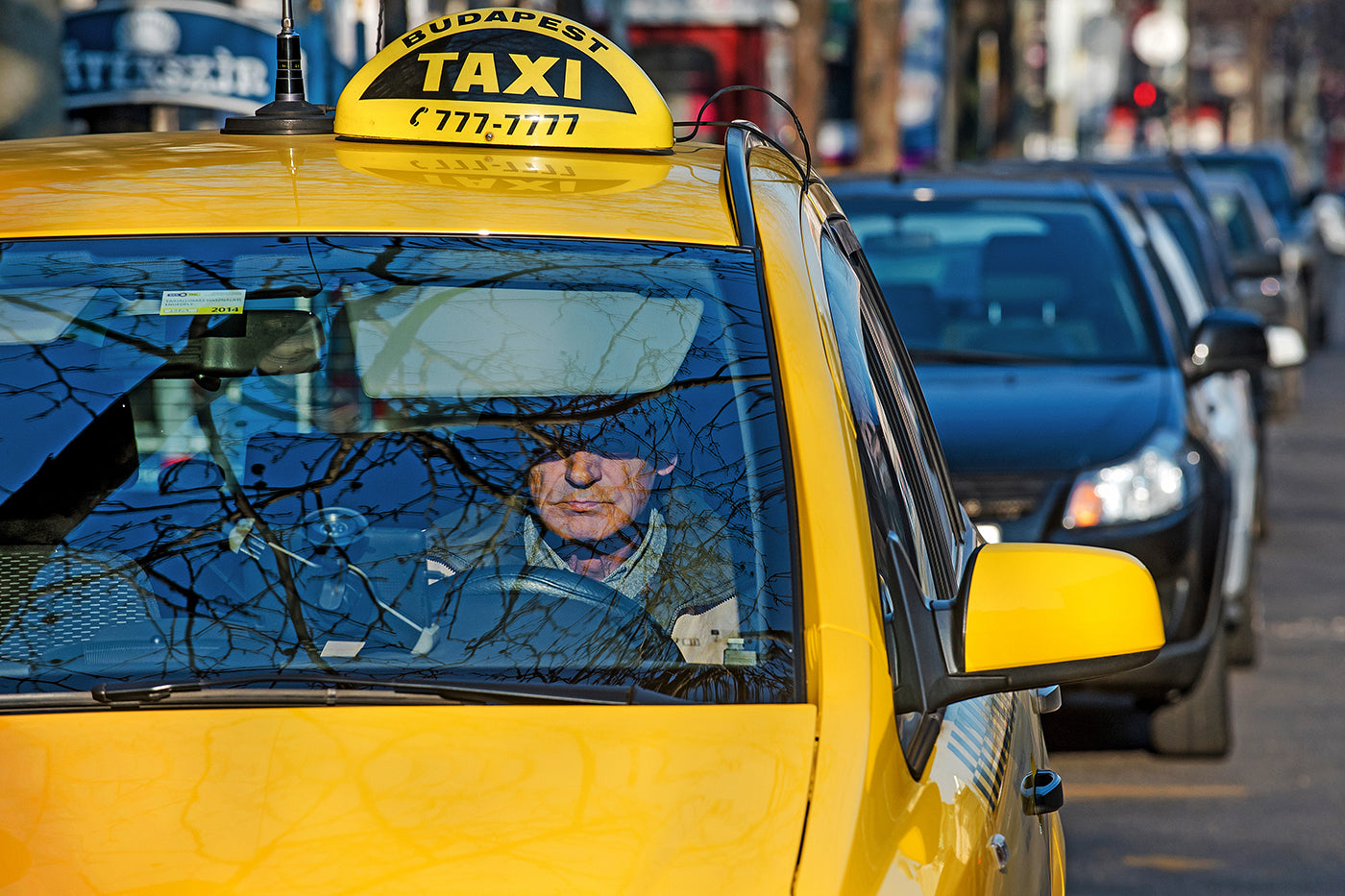 Taxi driver on the Grand Boulevard #537