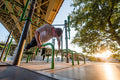 Street workout on Margaret Island #554
