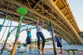 Street workout on Margaret Island #556