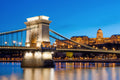 Chain Bridge and Buda Castle at night #578