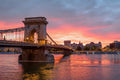 Chain Bridge at sunrise from the Buda side #590