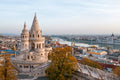 Fisherman's Bastion in Autumn with Drone #655