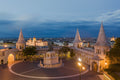 Fisherman's Bastion at night with drone #672