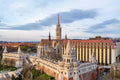 Matthias Church with drone #679