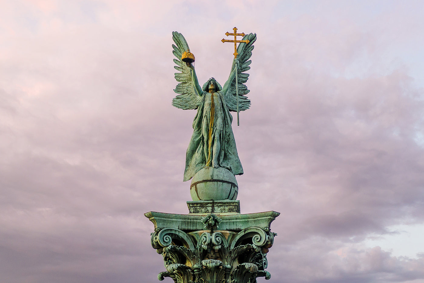 Archangel Gabriel up close with drone #734