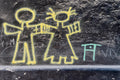 Street art on Heart Street #743