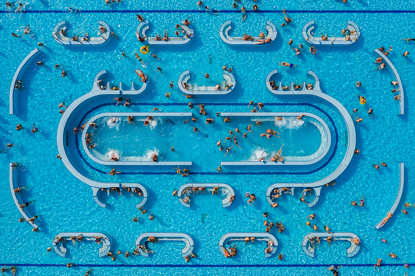 Palatinus beach from above with drone #774