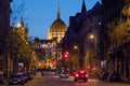 Evening Parliament from Alkotmány Street #799
