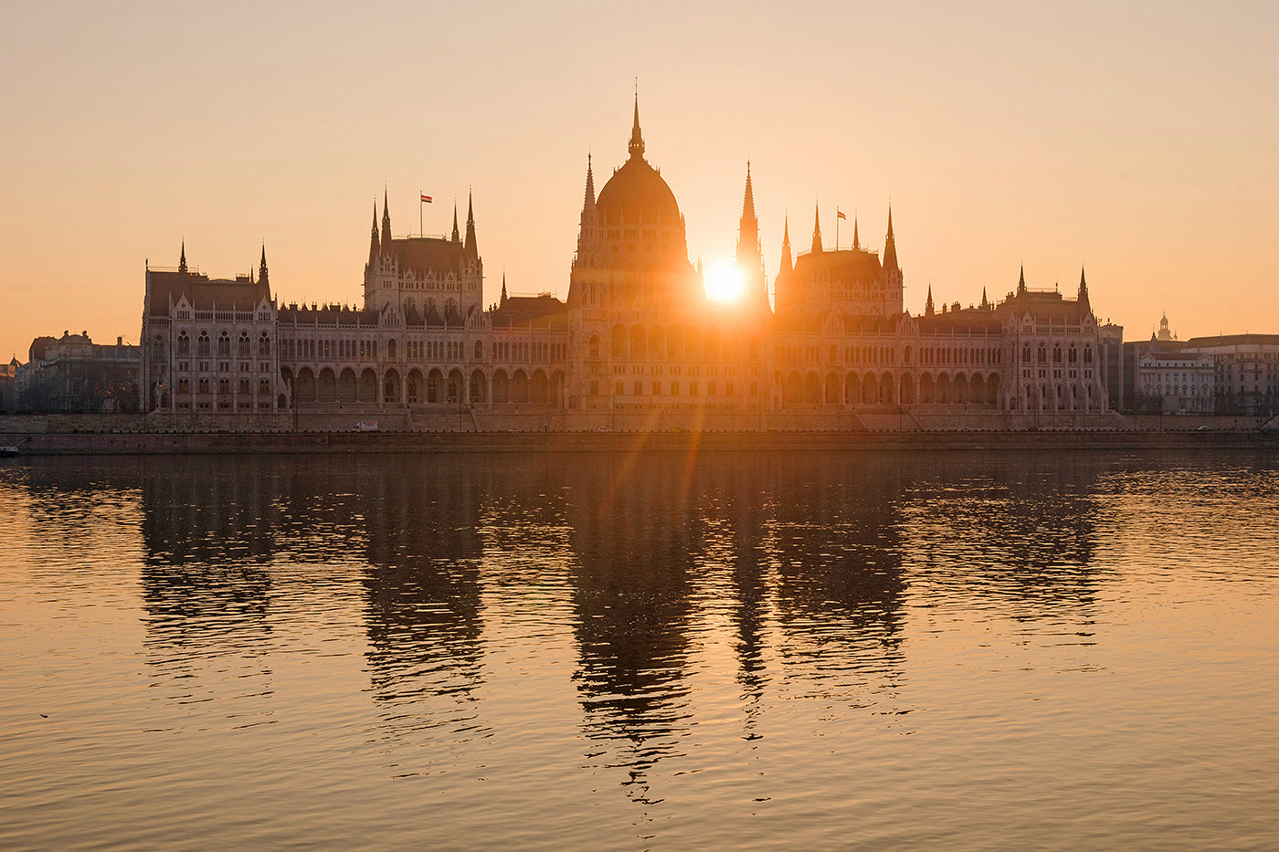 Parliament from the Buda side at sunrise #803