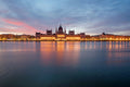 Parliament from the Buda side at sunrise #892