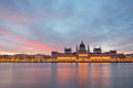 Parliament from the Buda side at sunrise #893