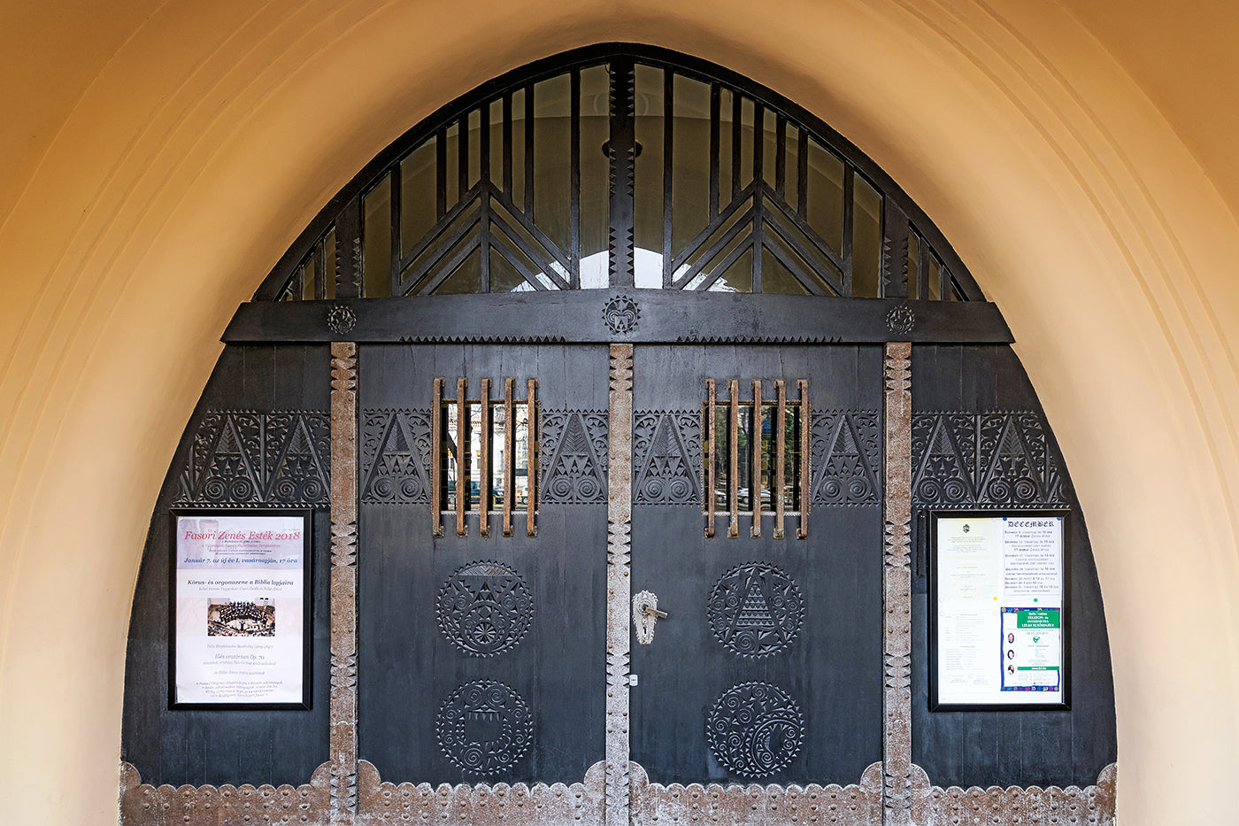 Gate of the Reformed Church of Fasor in Városliget #1029