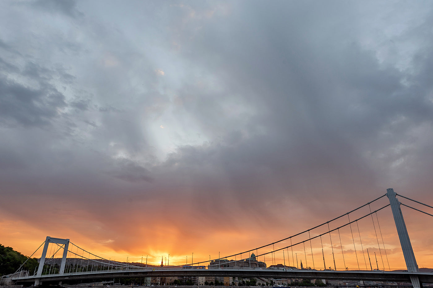 Elizabeth Bridge at sunset #1061