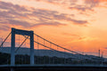 Elizabeth Bridge at sunset #1069