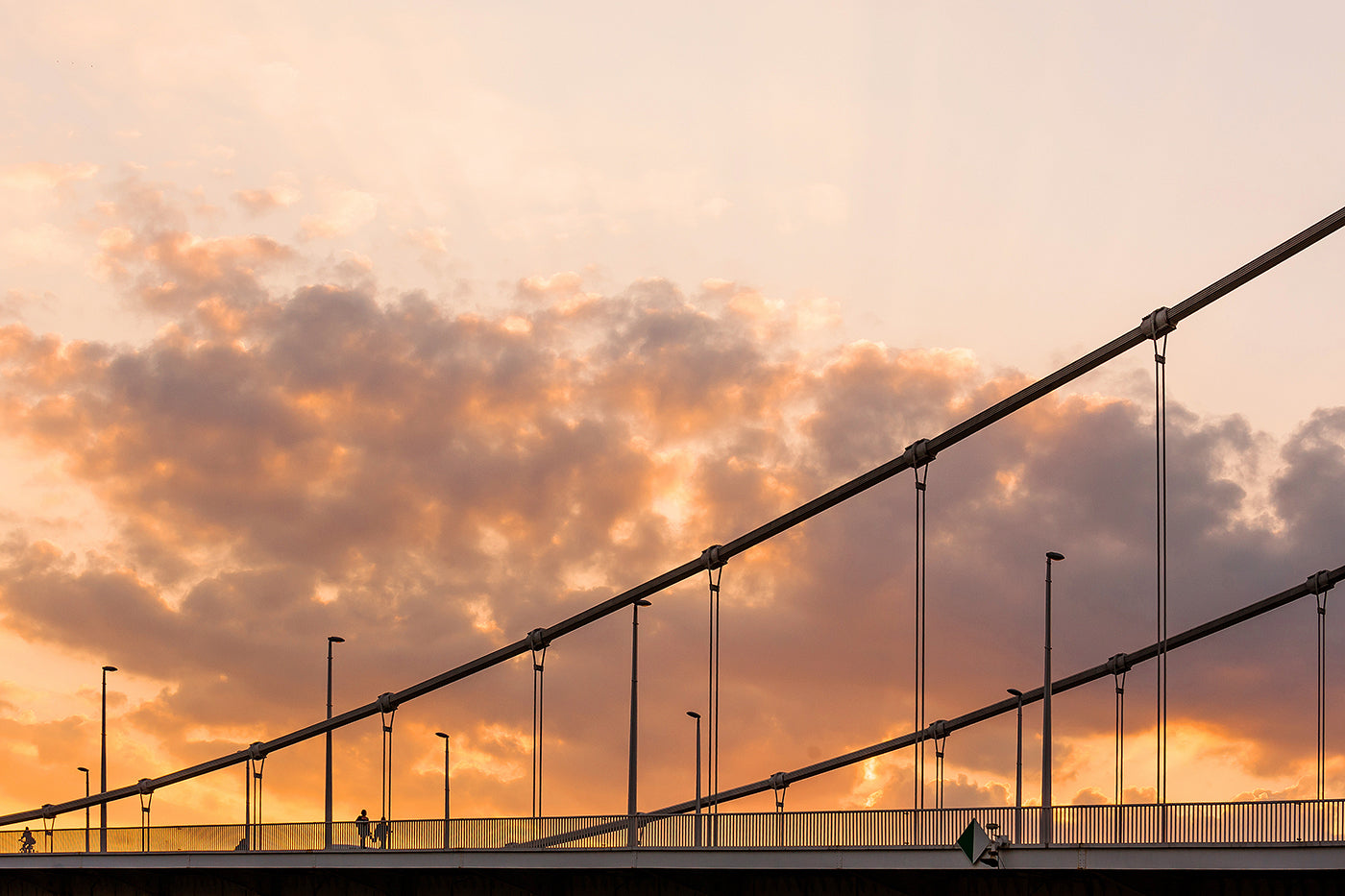 Elizabeth Bridge at sunset #1072