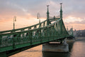 Liberty Bridge in autumn at sunset #1115