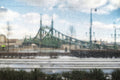 Liberty Bridge through the tram window #1132