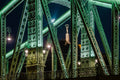Statue of Liberty across Liberty Bridge #1161