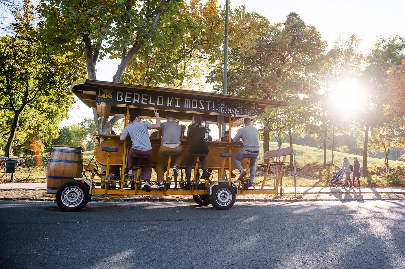 Beer bike in the City Park #1278