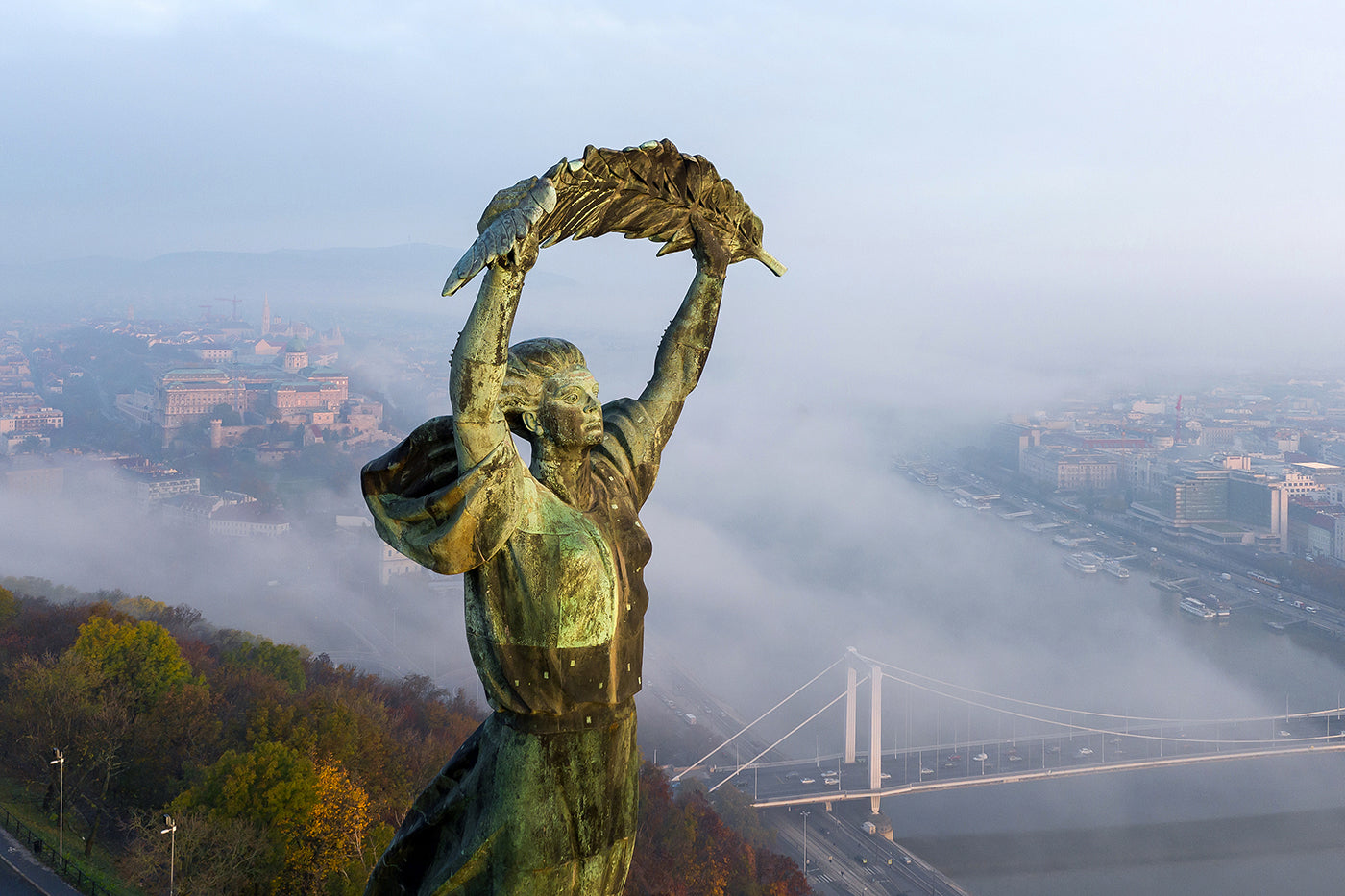 Szabadság szobor ködben #1298