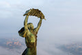 Statue of Liberty in fog #1299