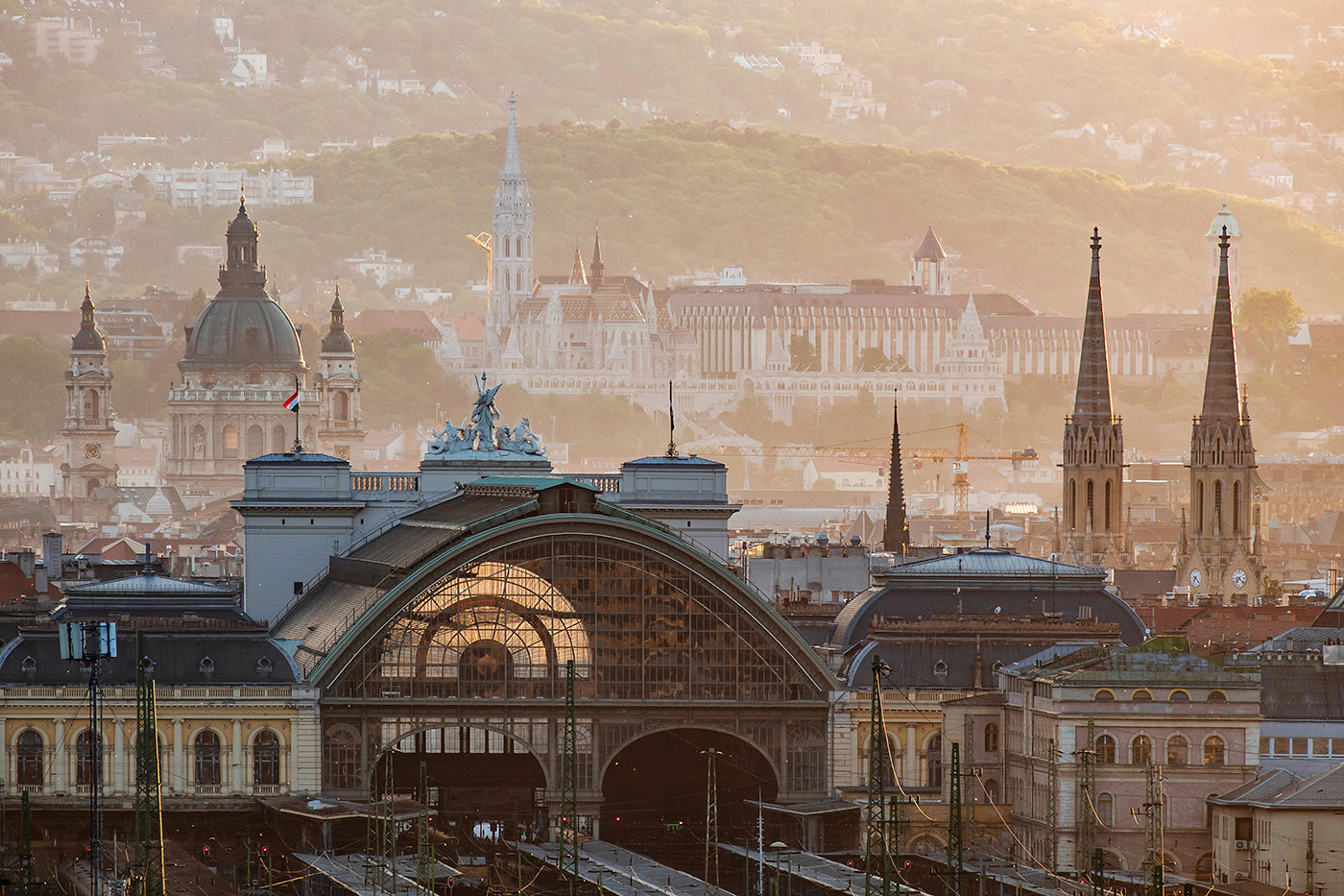Budapest – View from Stadionok | Fine Art giclée photo print and wall art
