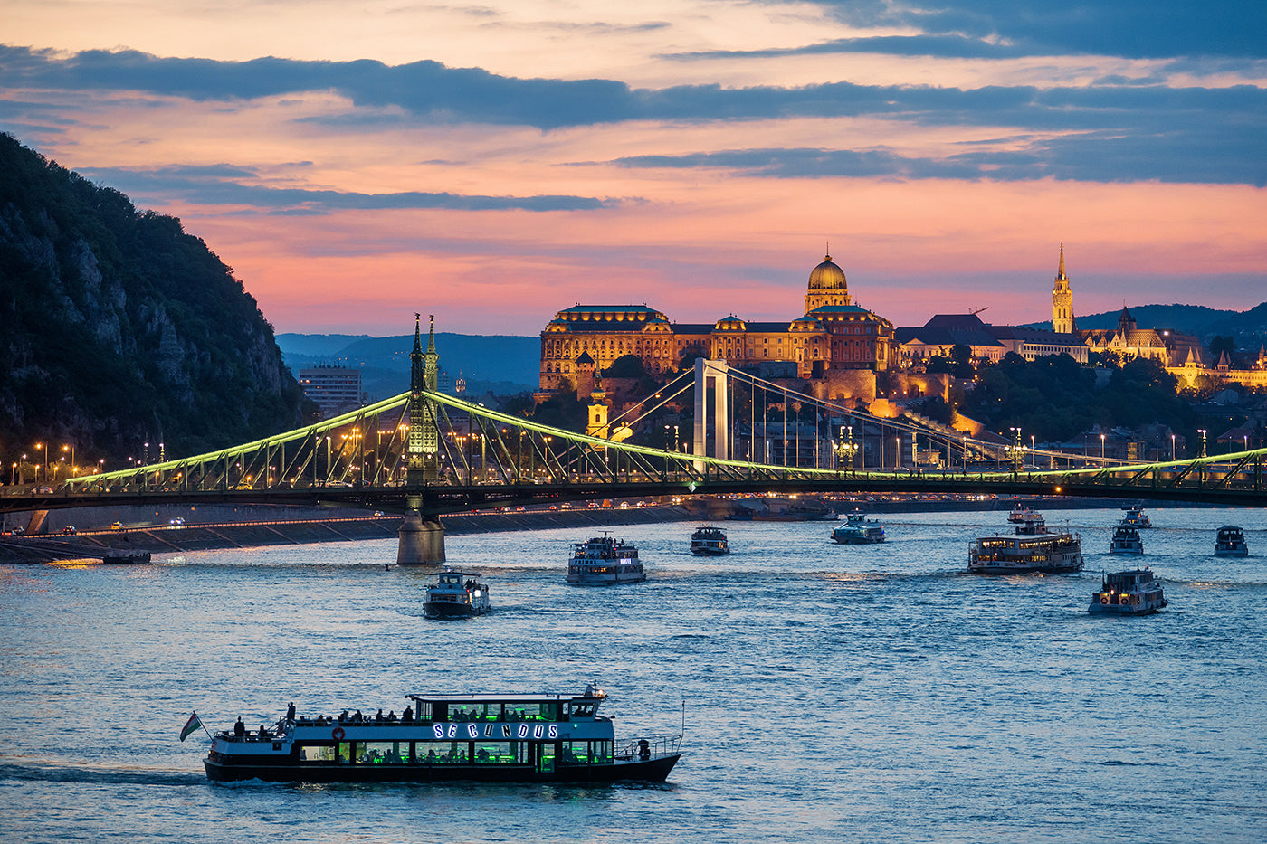 Budapest – Panorama from Petőfi Bridge | Fine Art Giclée Photo Print and Wall Art
