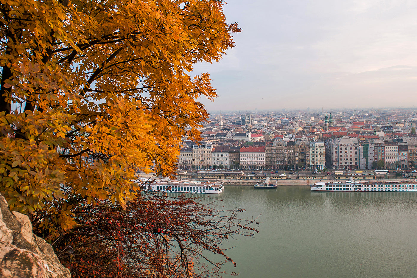 View from Gellért Hill in autumn #1319