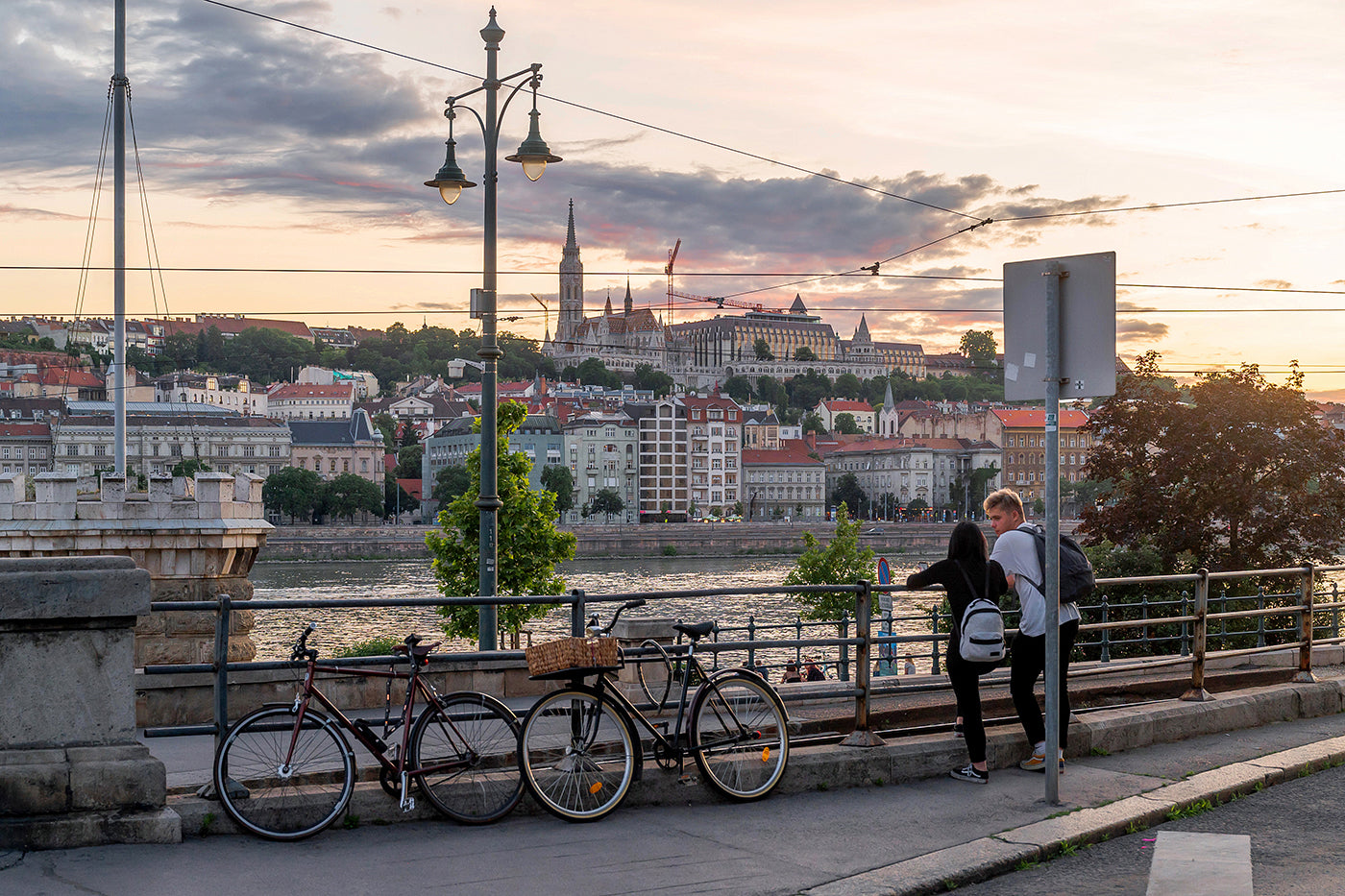 Sunset on the Danube Bank #1324