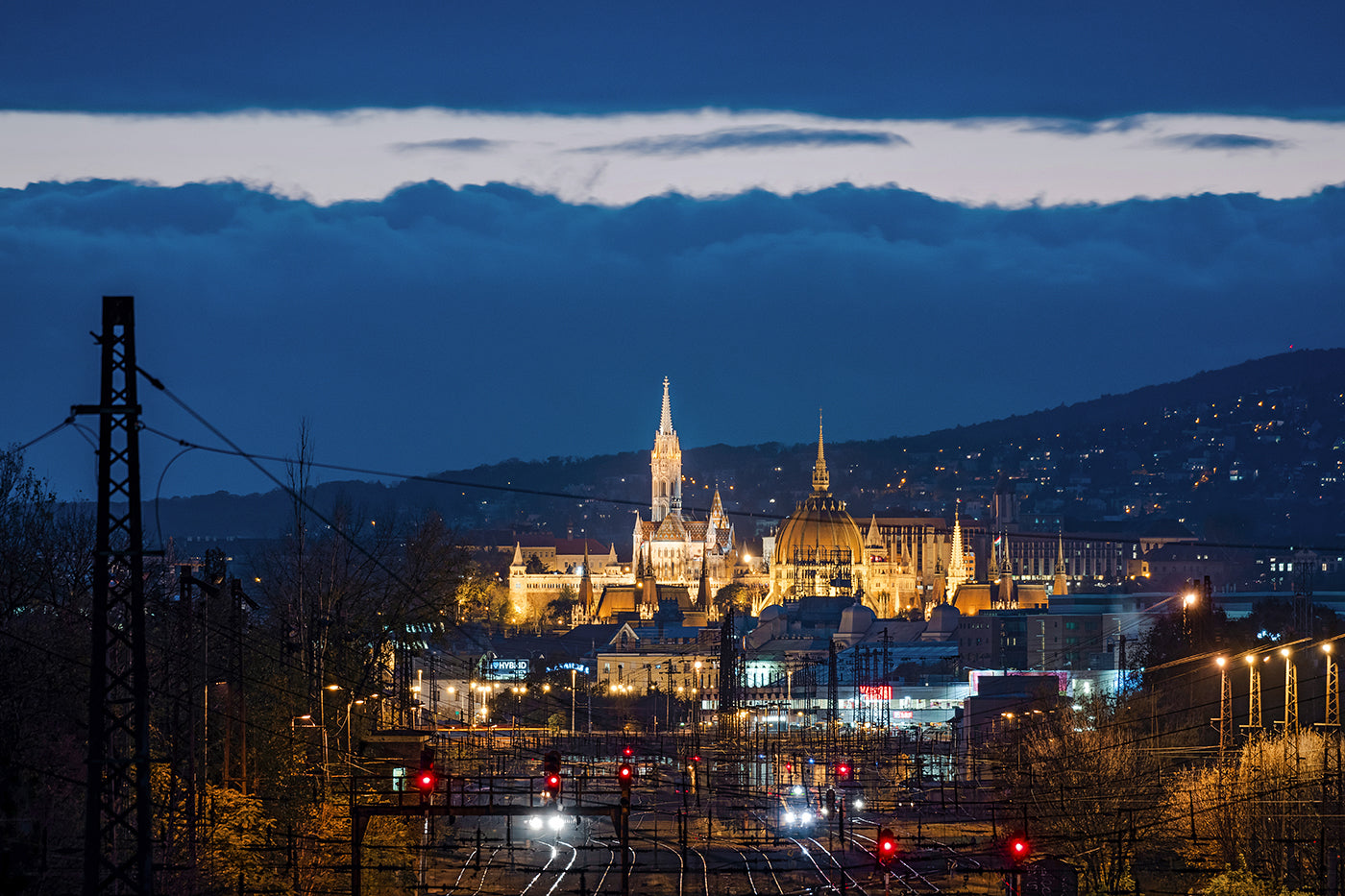 Panorama from the Kacsóh Pongrác Road overpass #1330