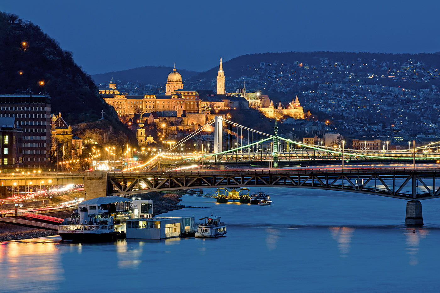 Panorama from the Rákóczi Bridge #1357